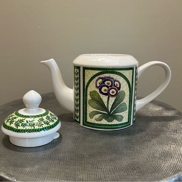 Arthur Wood ~ Primrose Botanical Vintage Large Teapot with Lid Made in England - Picture 6 of 13